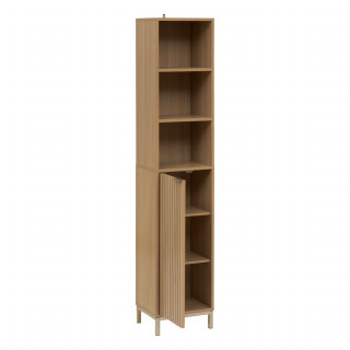 Colonne 1 porte et 3 niches en bois TASSO - Beige