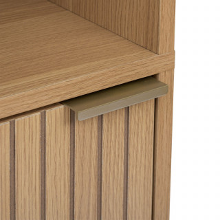 Colonne 1 porte et 3 niches en bois TASSO - Beige