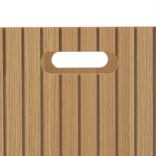 Boîte de rangement 31 x 31 en bois TASSO - Beige