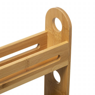 Étagère à épices 2 niveaux en bambou BELYA - Beige