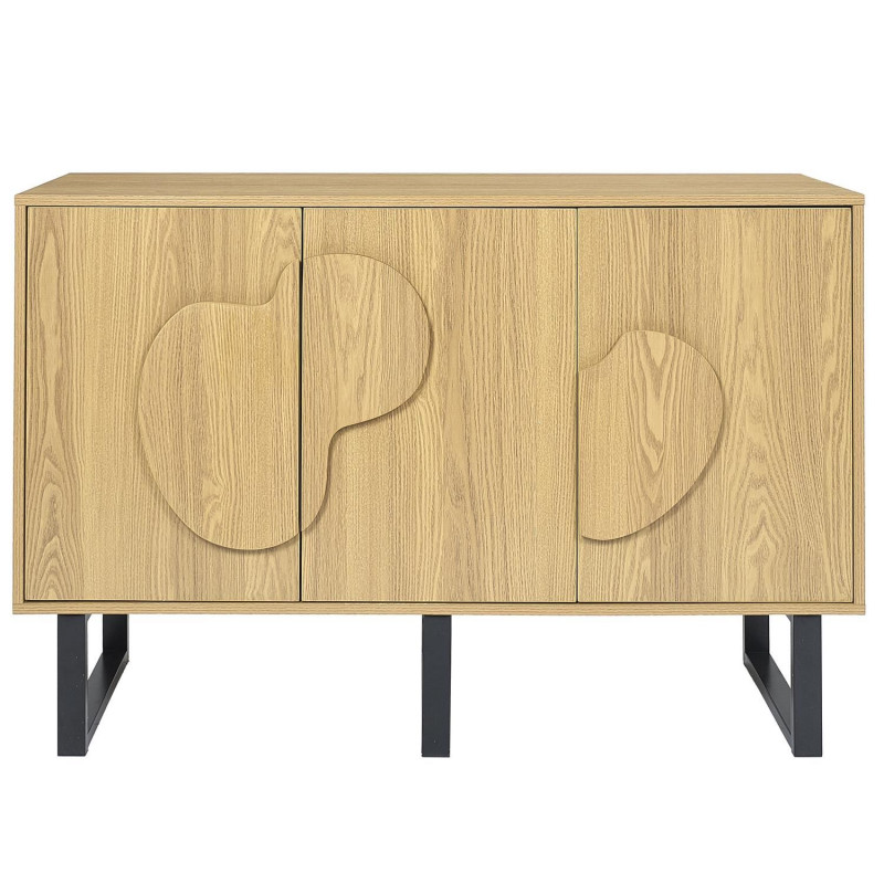Buffet 3 portes en bois CALYPSO - Marron