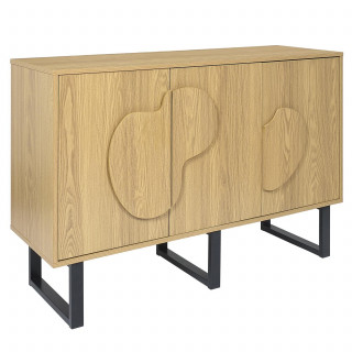 Buffet 3 portes en bois CALYPSO - Marron