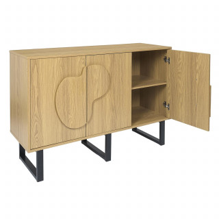 Buffet 3 portes en bois CALYPSO - Marron