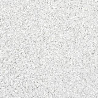 Fauteuil de salon en bouclette RHEA - Blanc