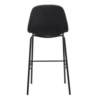 Lot de 2 chaises de bar GIULIA - Noir