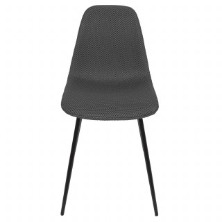 Lot de 4 chaises ATOME - Gris foncé
