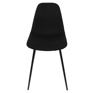 Lot de 4 chaises ATOME - Noir