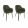 Lot de 2 fauteuils ATOME - Kaki
