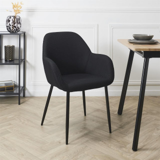 Lot de 2 fauteuils ATOME - Noir