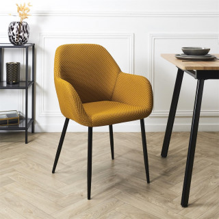 Lot de 2 fauteuils ATOME - Jaune