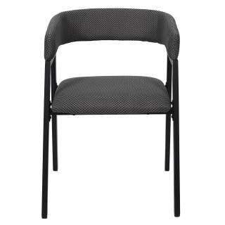 Lot de 2 fauteuils design ATOME - Gris foncé