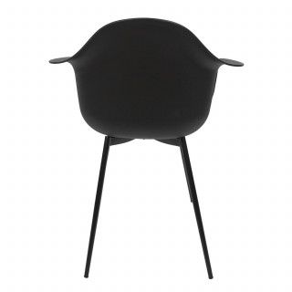 Lot de 4 fauteuils GUSTAV - Noir