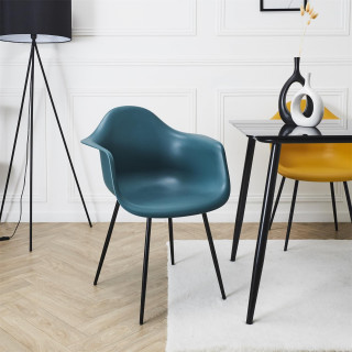 Lot de 4 fauteuils GUSTAV - Bleu