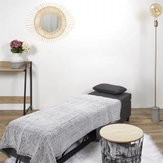 Fauteuil convertible MALMO - Gris foncé