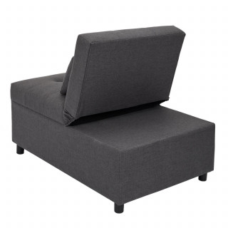 Fauteuil convertible MALMO - Gris foncé