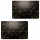 Lot de 2 sets de table avec encre métallique COPPER - 30 x 45 cm - Or et noir