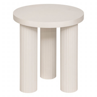 Table à café en bois TELLA - Crème