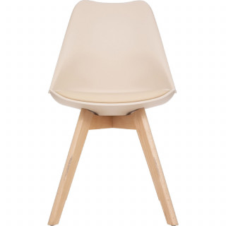 Lot de 4 Chaises design scandinave Baya - Beige