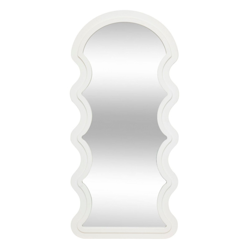 Miroir mural vague EMILY - Blanc