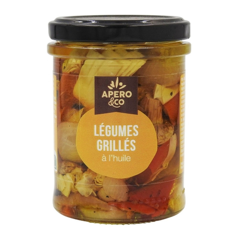 Mélange de légumes grillés à l'huile - Bocal 180g Mélange de légumes grillés à l'huile - Bocal 180g