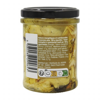 Artichauts grillés à l'huile - Bocal 180g