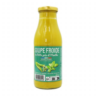 Soupe froide de petits pois et menthe - Bouteille 480ml