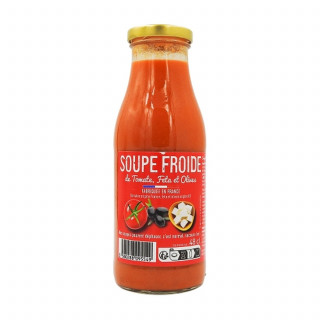 Soupe froide de tomates, feta et olives - Bouteille 480ml