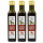 Lot 3x Huile d'olive au piment - Bouteille 250ml