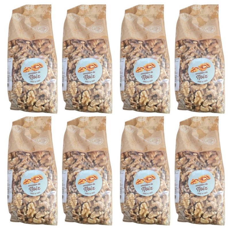 Lot 8x Cerneaux de noix - Paquet 350g Lot 8x Cerneaux de noix - Paquet 350g