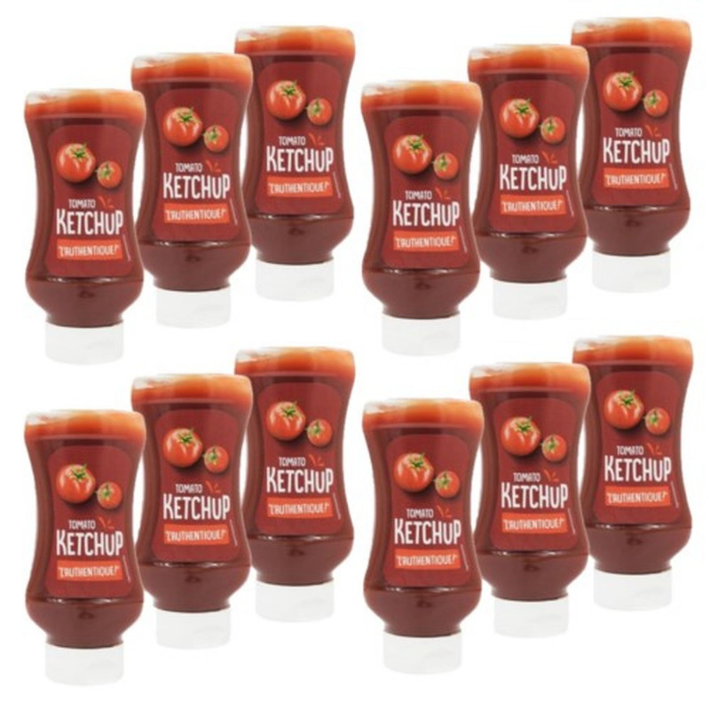 Lot 12x Ketchup - Bouteille 560g