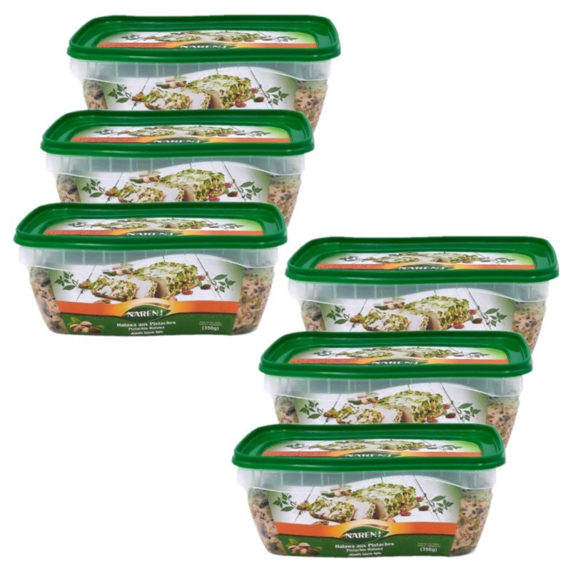 Lot 6x Halva aux pistaches - Boîte 350g