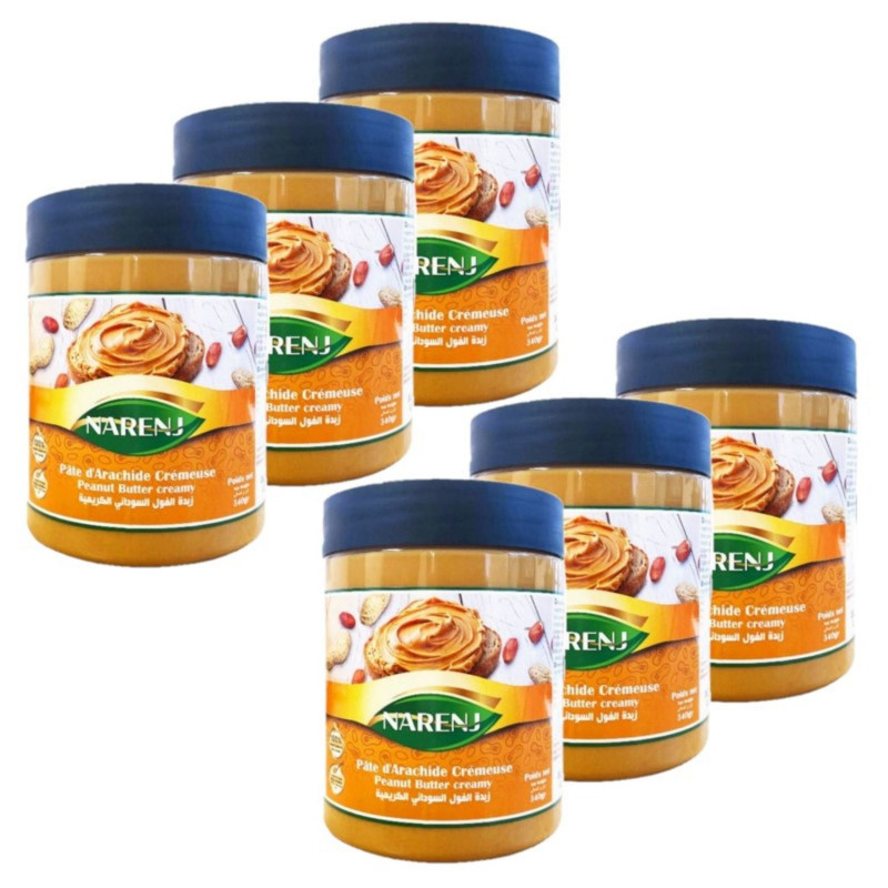 Lot 6x Pâte d'arachides - Pot 340g Lot 6x Pâte d'arachides - Pot 340g