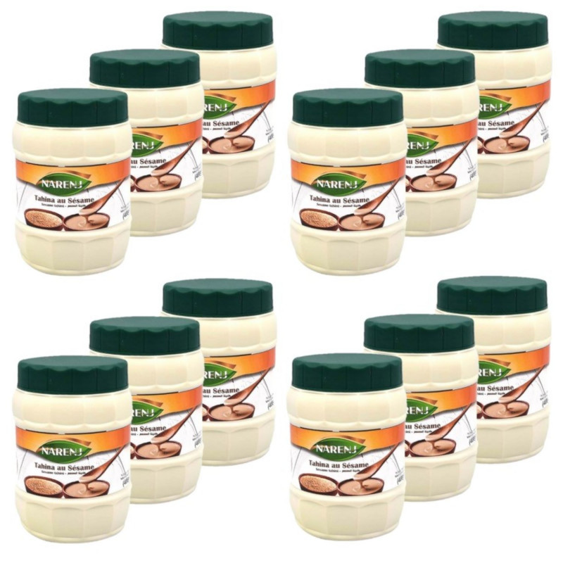 Lot 12x Tahin / Crème de sésame - Pot 400g