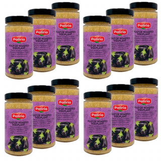 Lot 12x Purée d'aubergines grillées - Bocal 480g