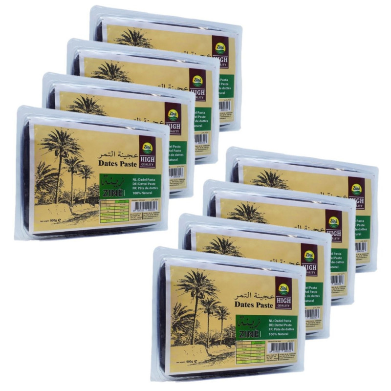 Lot 8x Pâte de dattes - Paquet 900g Lot 8x Pâte de dattes - Paquet 900g