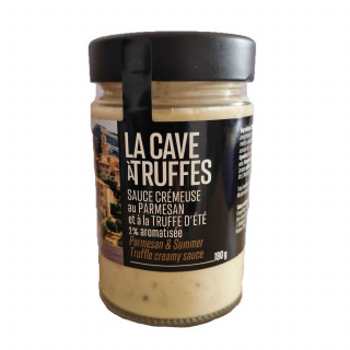 Sauce crémeuse au parmesan et à la truffe d'été 2% - Bocal 190g