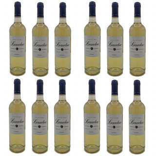 Lot 12x Vin blanc Cœur vignes - Entre-deux-mers - Bouteille 750ml