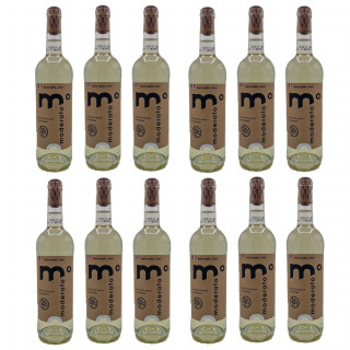 Lot 12x Boisson sans alcool élaborée à partir de vin Moderato - Bouteille 750ml