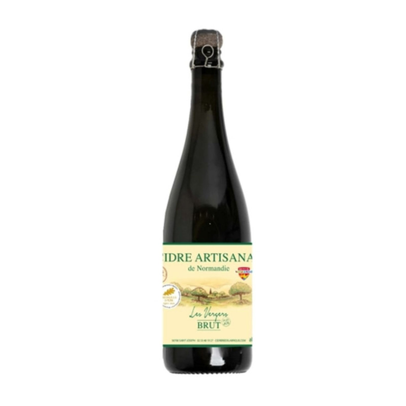 Cidre brut artisanal - Bouteille 750ml Cidre brut artisanal - Bouteille 750ml