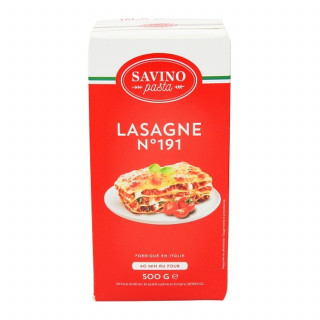 Pâtes à lasagnes - Paquet 500g