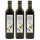 Lot 3x Huile d'olive vierge - Bouteille 750ml