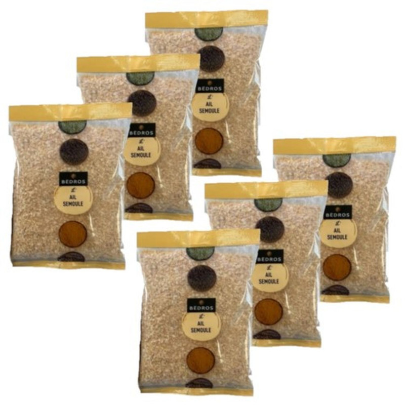 Lot 6x Ail semoule - Sachet 250g