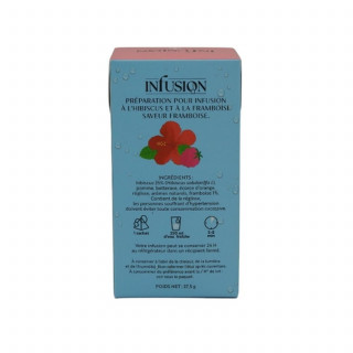 Lot 6x Infusion à froid hibiscus framboise - Boîte 37,5g