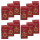 Lot 12x Infusion rooibos fruits rouges - Boîte 32g