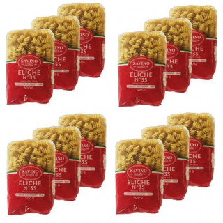 Lot 12x Pâtes Eliche n°35 - Paquet 500g
