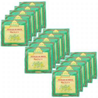 Lot 15x Feuilles de brick 10 feuilles - Sachet 170g