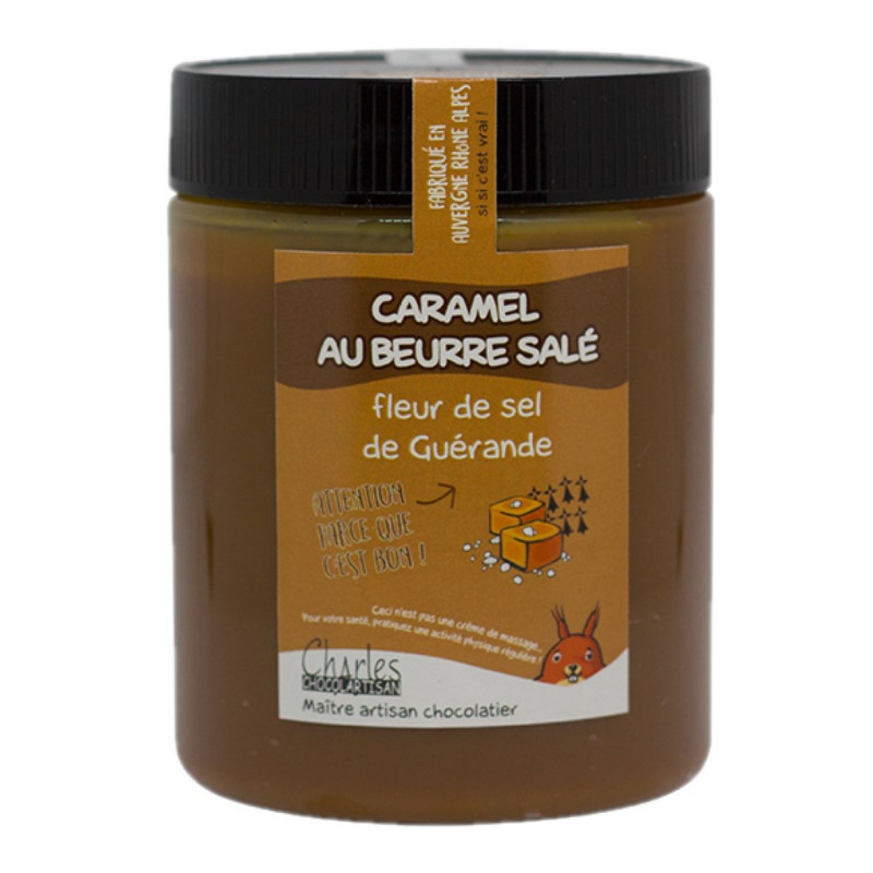 Caramel au beurre salé et à la fleur de sel de Guérande - Pot 570g
