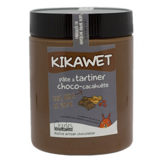 Pâte à tartiner chocolat cacahuète Kikawet - Pot 570g