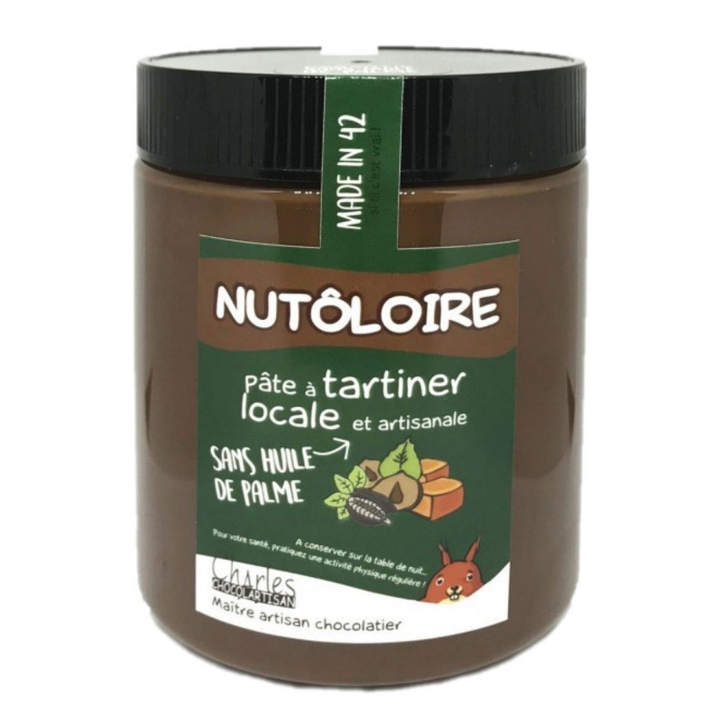 Pâte à tartiner noisette et caramel Nutôloire - Pot 570g Pâte à tartiner noisette et caramel Nutôloire - Pot 570g