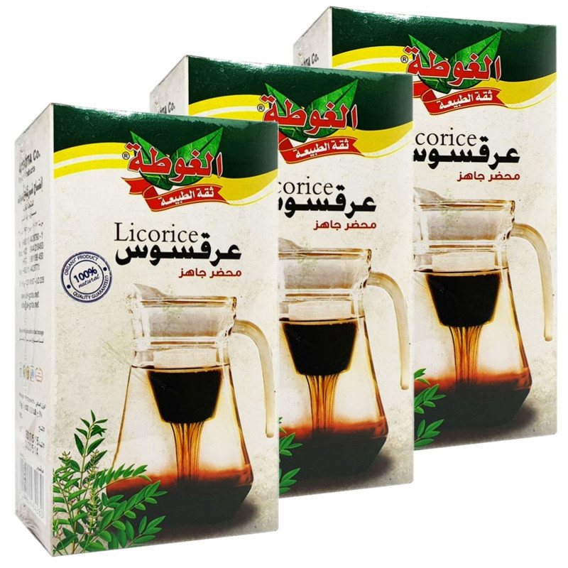 Lot 3x Réglisse à infuser prêt à l'emploi - 20 doses - Boîte 150g Lot 3x Réglisse à infuser prêt à l'emploi - 20 doses - Boîte 150g